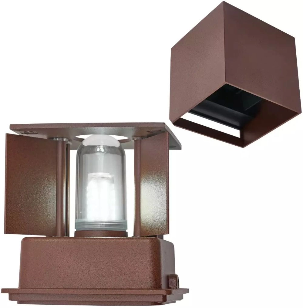 Sieninis lauko šviestuvas CUBE G9 IP65