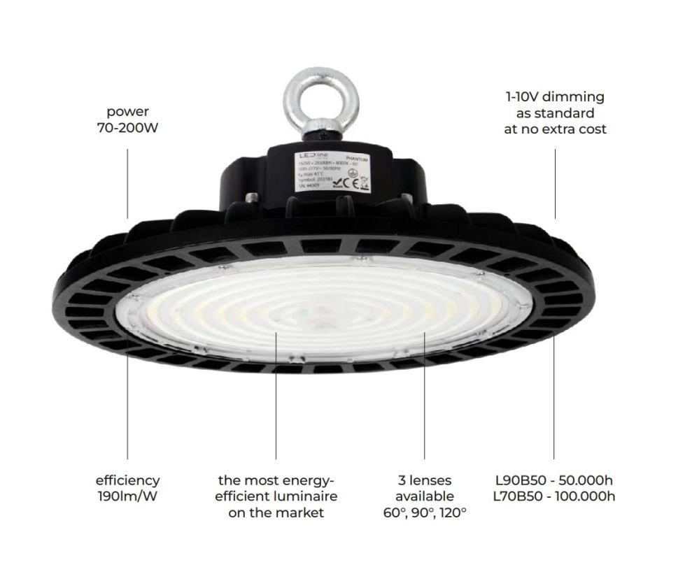 LED apgaismojums  PHANTOM  230Vac  70W 13
