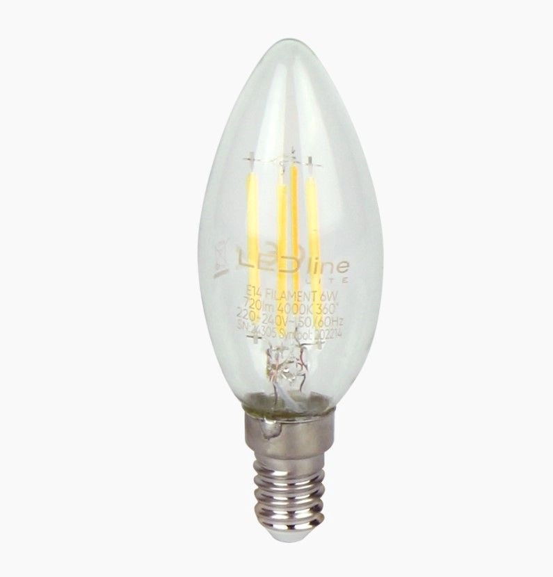 LED spuldze E14 6W 4000K 720lm