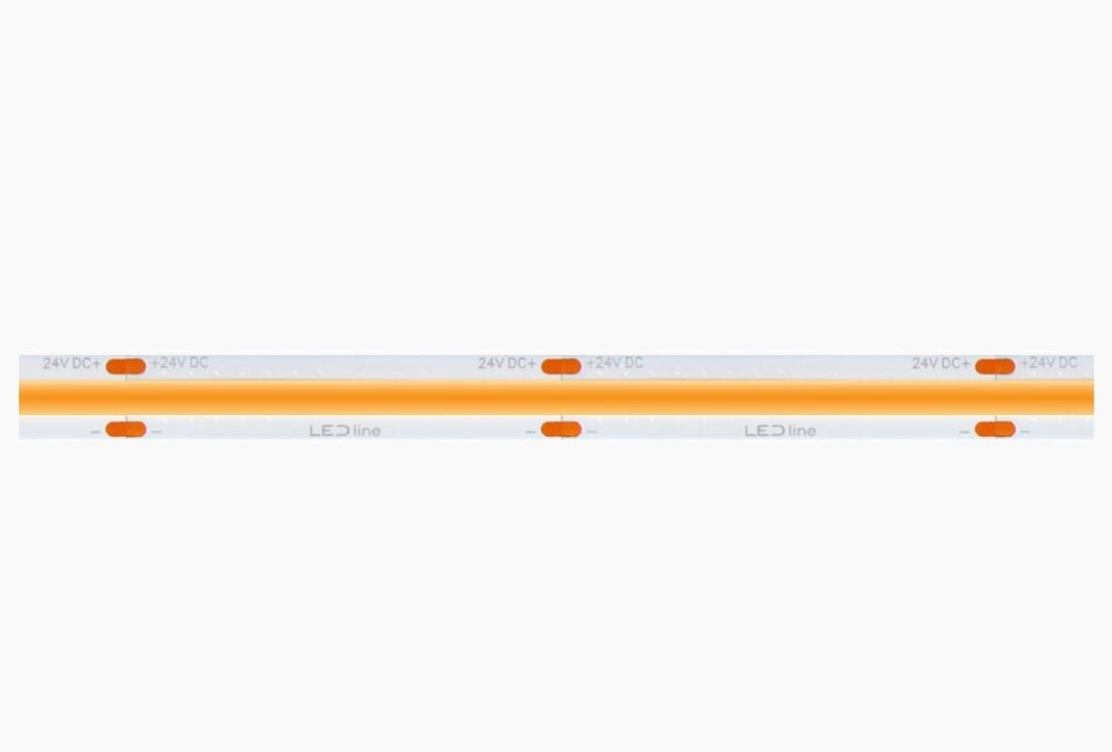 LED lente 24Vdc  18W/m  COB 480LED/m