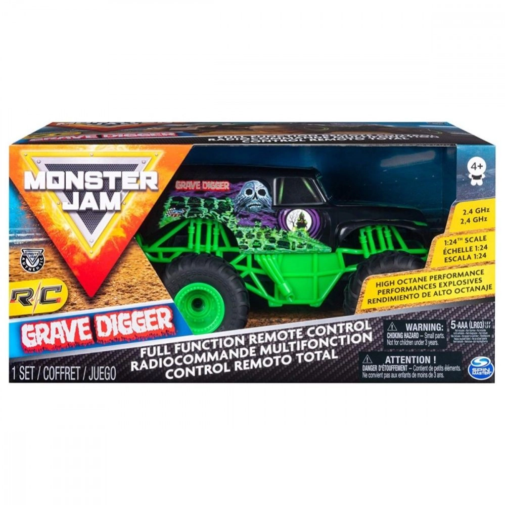 Monster Jam Official Grave Digger Remote