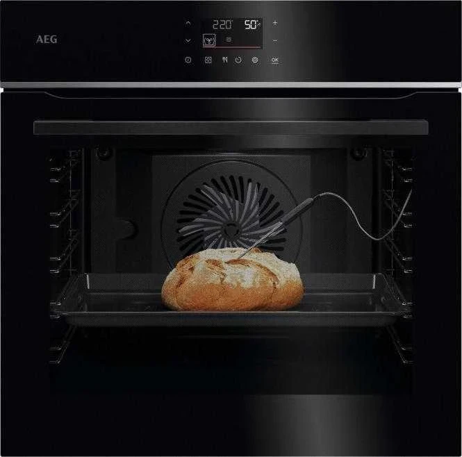 Electric oven with pyrolysis and partial
