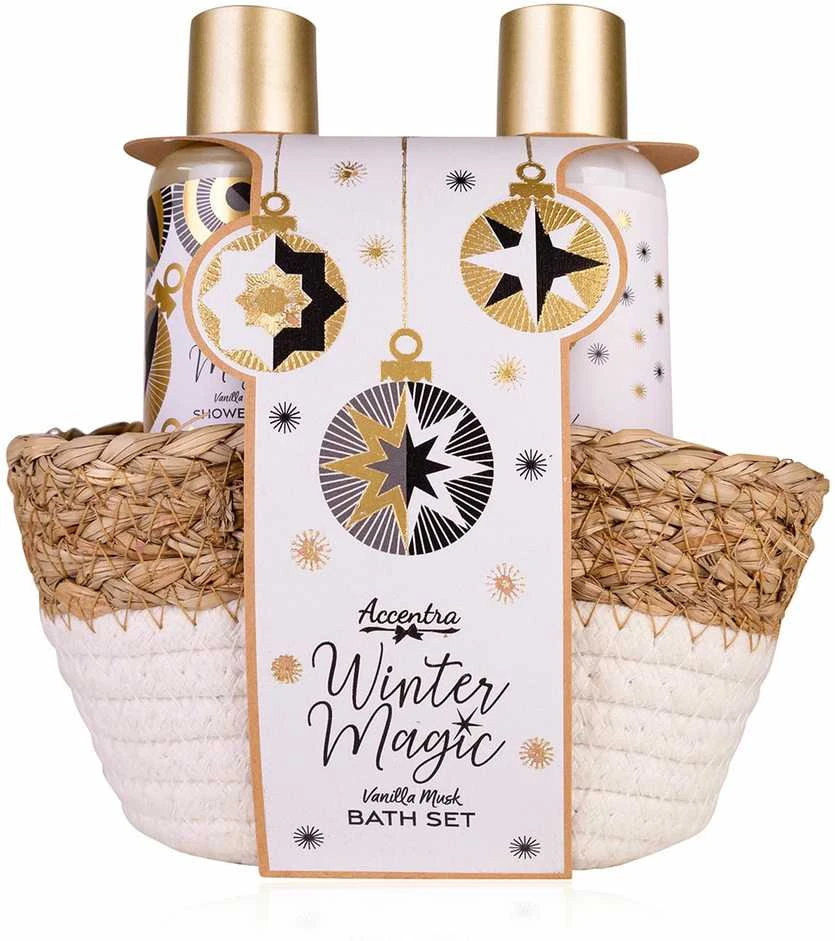Accentra Vonios rinkinys WINTER MAGIC krepšelyje