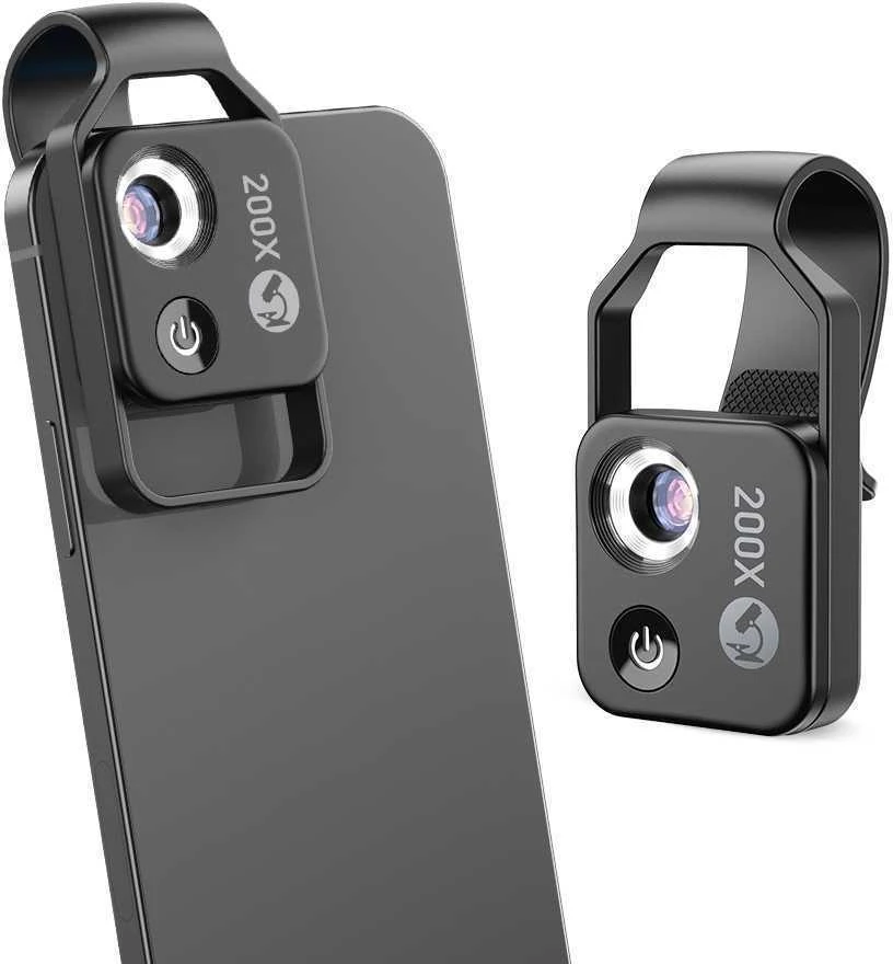 Žiūronai Apexel Skaitmeninis mikroskopo objektyvas telefonui