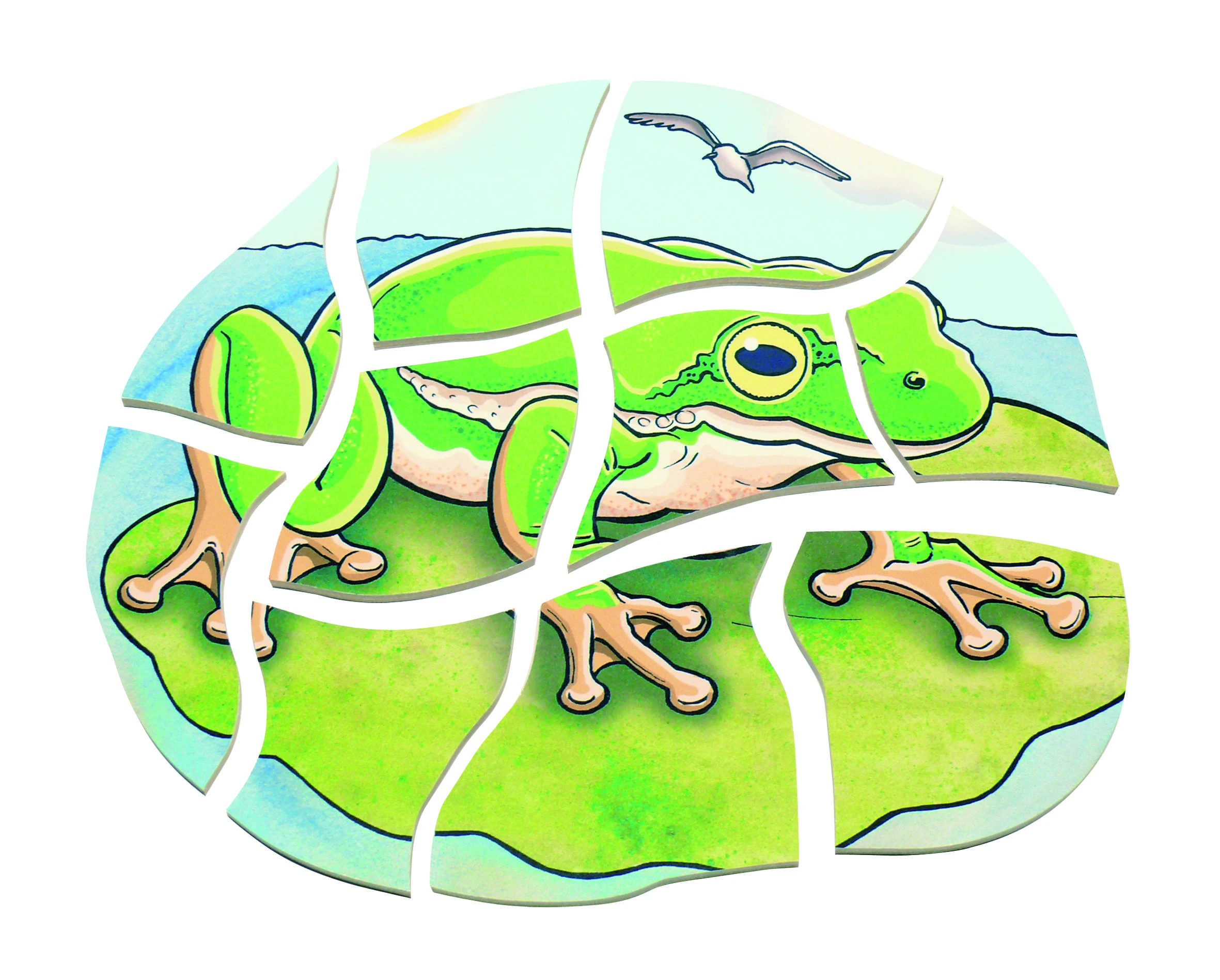 Beleduc educational tool - layered puzzle