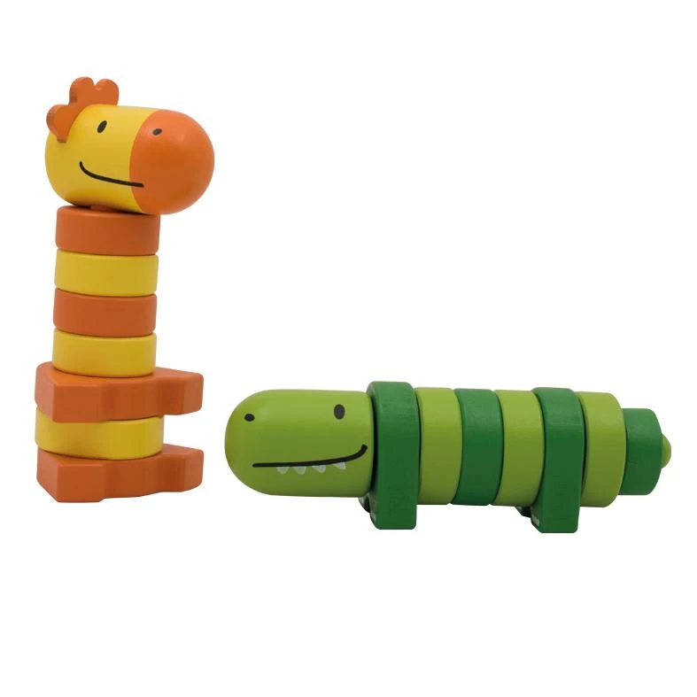 Beleduc lavinamasis žaislas - medinės spalvotos