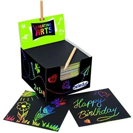 Beleduc Arts  Crafts scratch paper set