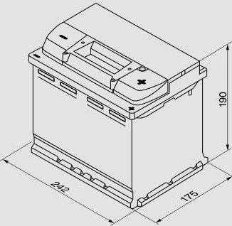 BATTERY BOSCH 63AH/610A 0092S50050S5005 0092S50050 4047023479358