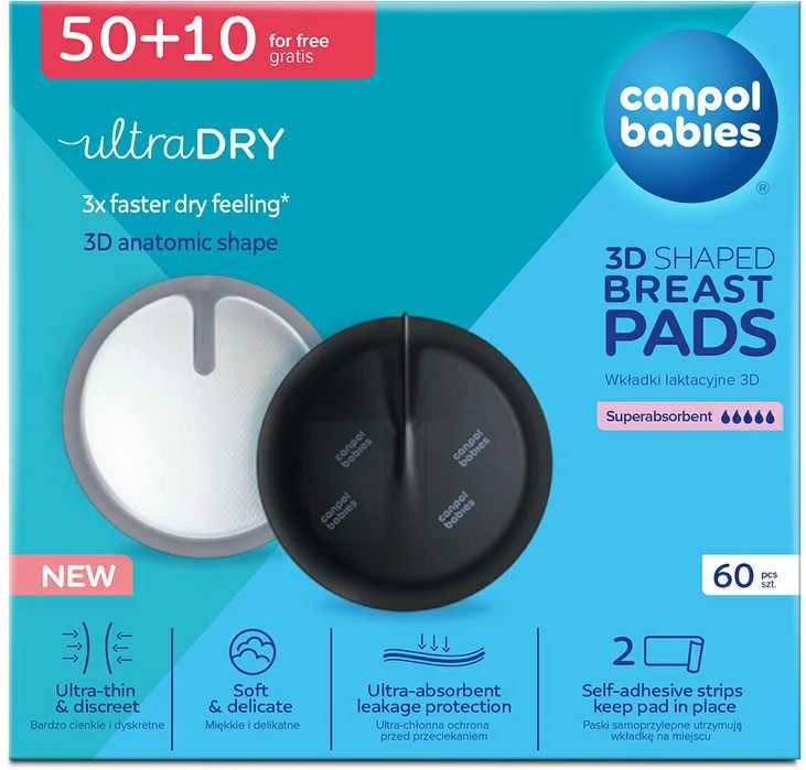 CANPOL BABIES 3D kvėpuojantys vienkartiniai įklotai