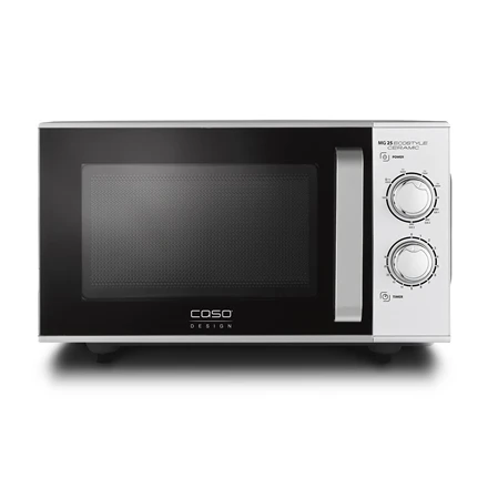 Caso | Keramikas mikroviļņu krāsns ar režģi | MG 25 Ecostyle | Brīva pozīcija | 25 L | 900 W | Grilis | Sudrabs