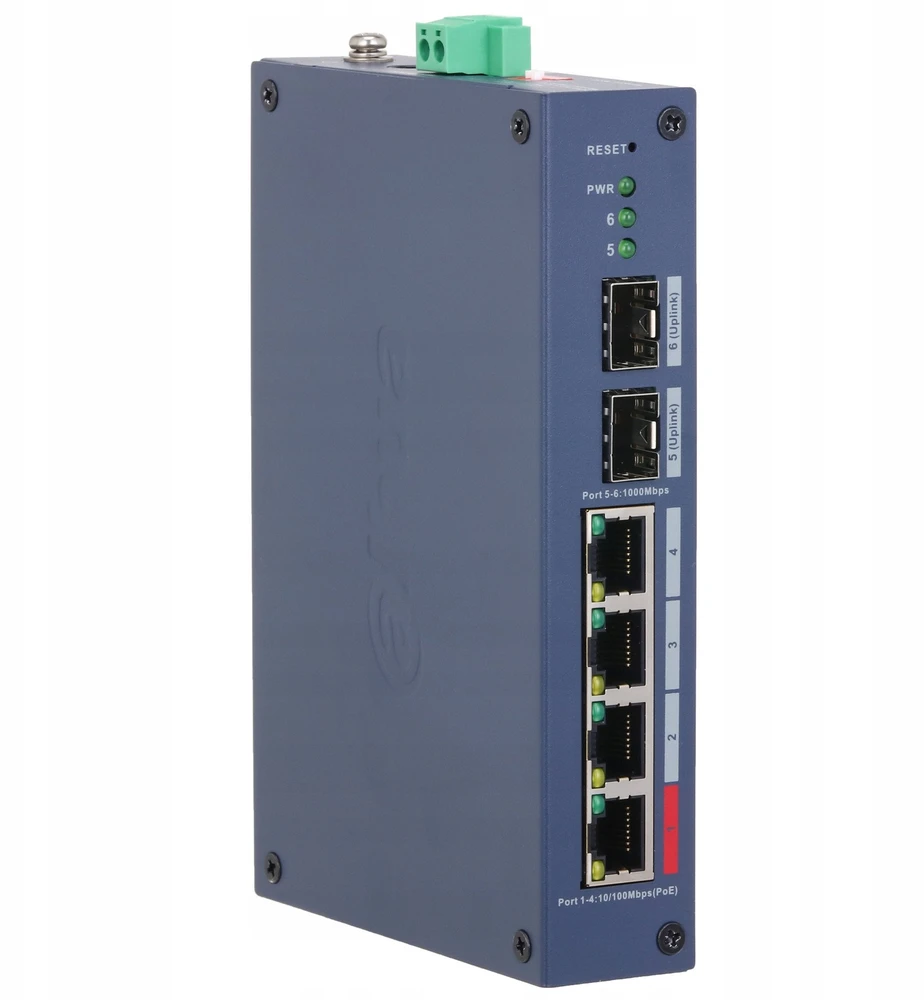 INDUSTRIAL POE SWITCH CHS4206-4ET-90 4-PORT SFP
