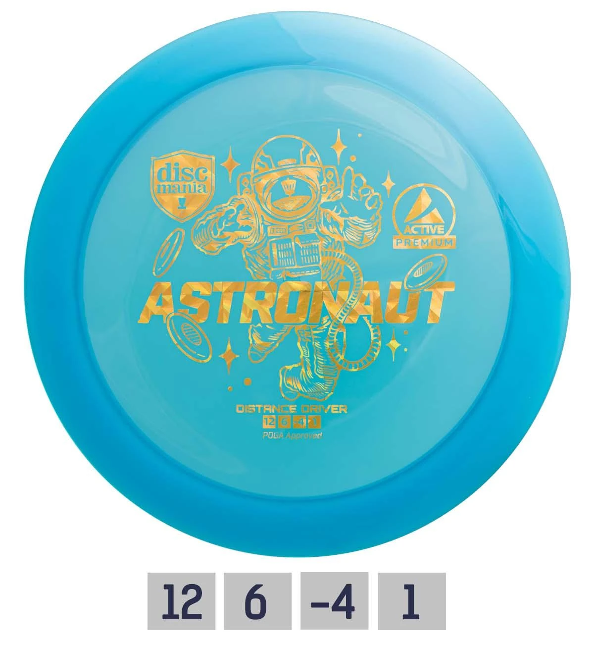 Discmania Mėlyna Diskgolfo diskas Distance Driver