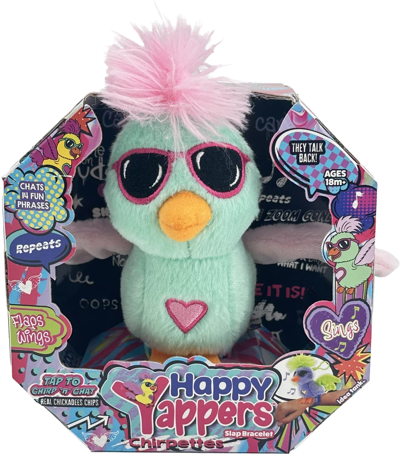 HAPPY YAPPERS interaktyvus pliušinis paukštis Lulu