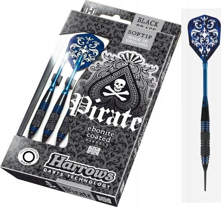 Harrows Darts strėlytės softip PIRATE 3x18gK