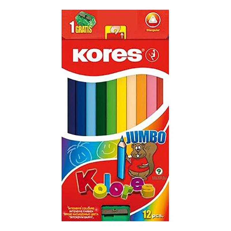 Kores Jumbo Multicolour 12 pc(s) 9023800935120