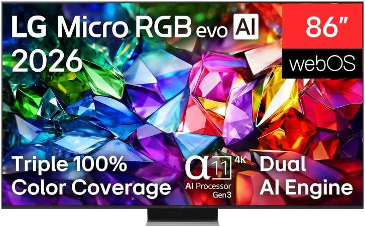 Televizorius LG 86MRGB96B3B 2026m. modelis 86MRGB96B3B