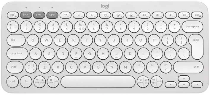 K380s Pebble Keys 2 (US) White