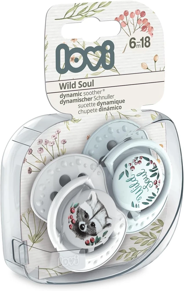 LOVI silikoniniai dinaminiai čiulptukai WILD SOUL