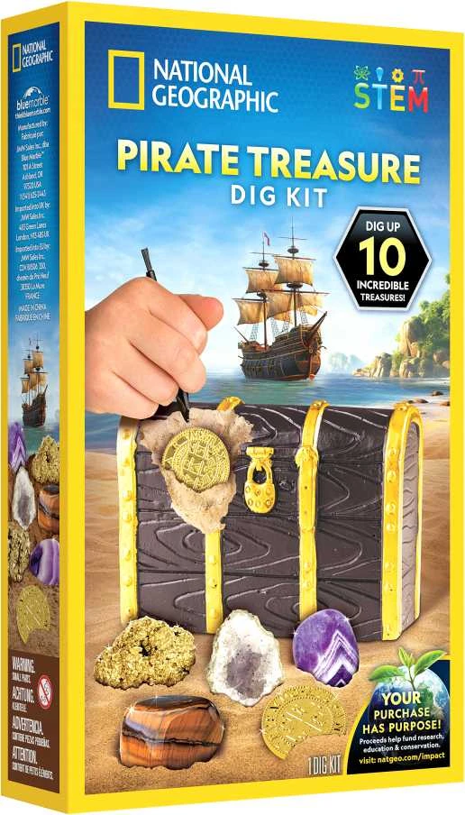 NATIONAL GEOGRAPHIC rinkinys Pirate Treasure Dig