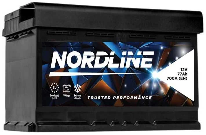 Akumuliatorius NORDLINE akum.77Ah 12V 700A