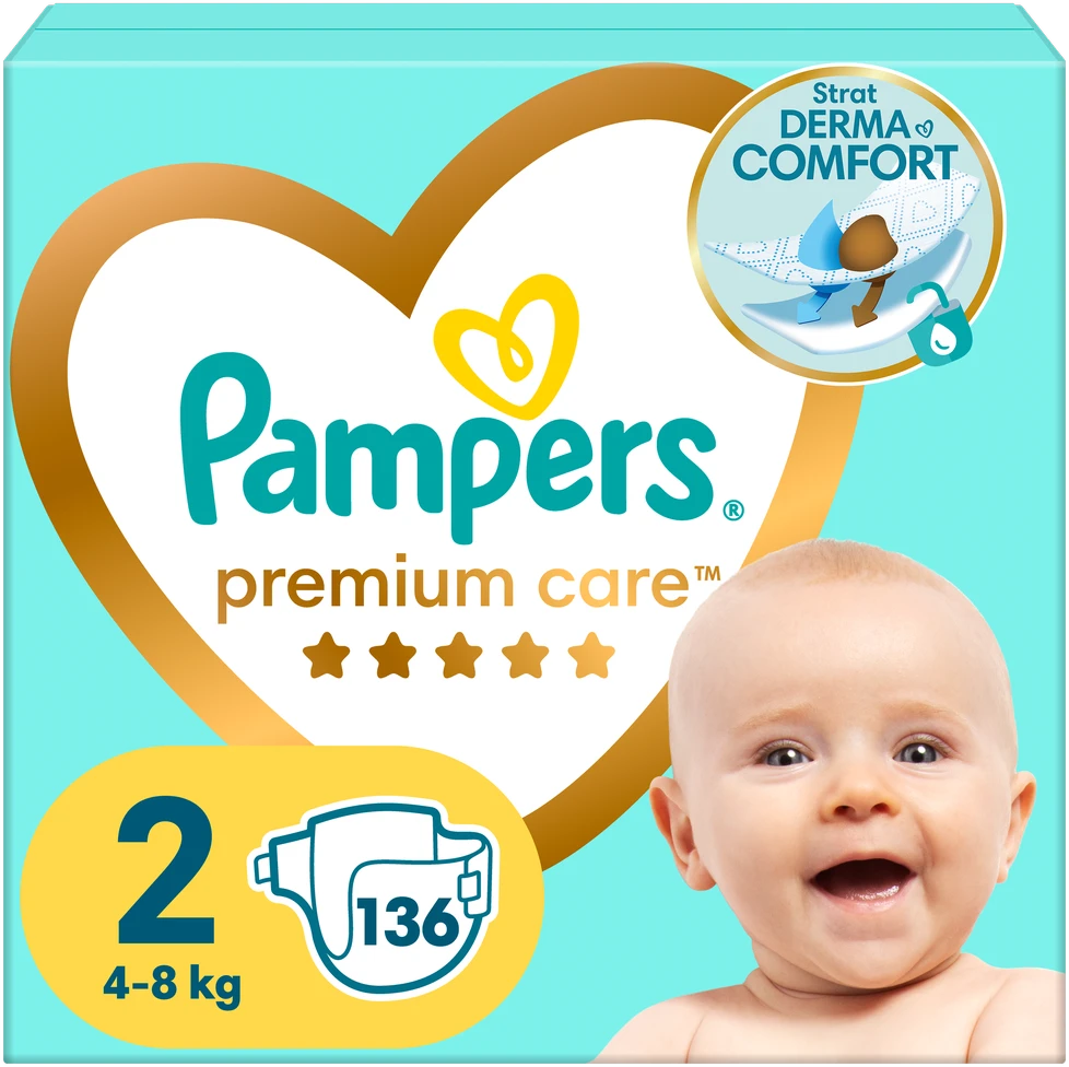 Pampers Premium Care Tape Sauskelnės  2