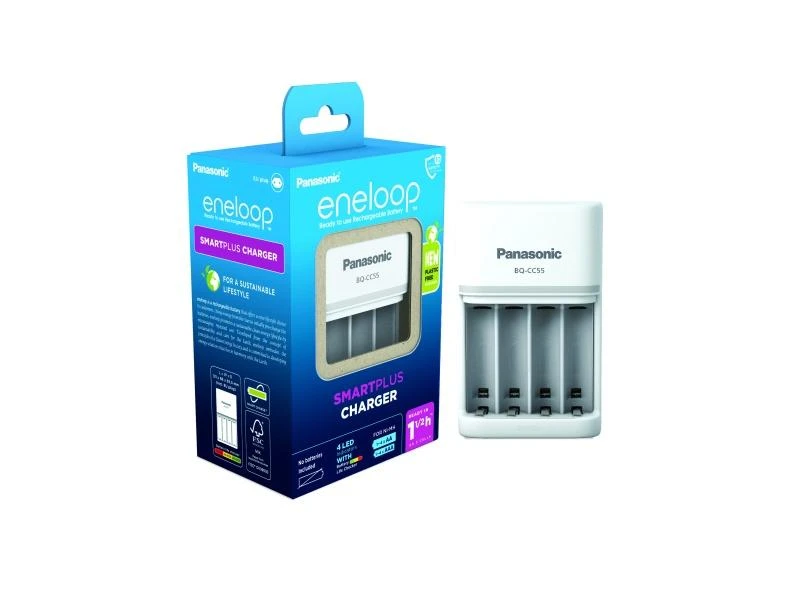 Panasonic Battery Charger ENELOOP BQ-CC55E AA/AAA