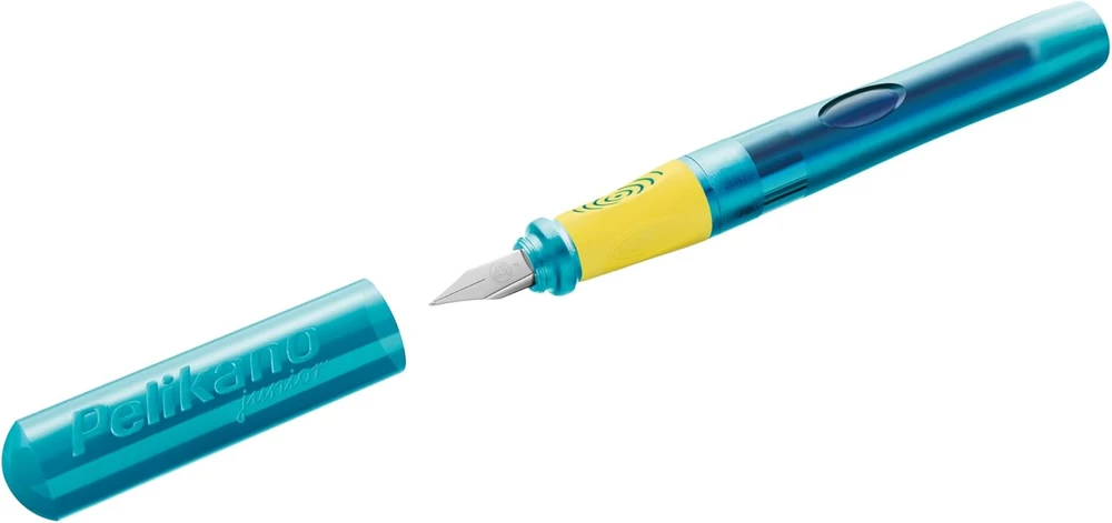 Fountain pen PELIKAN turquoise blue right-handed