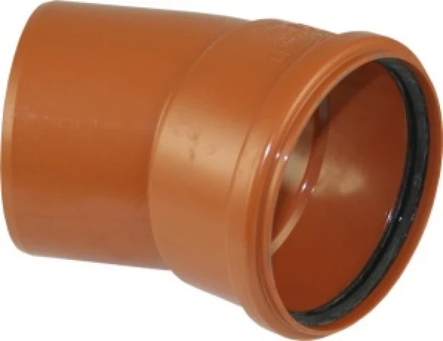 Pipelife Outdoor sewerage. PVC elbow 160/30°