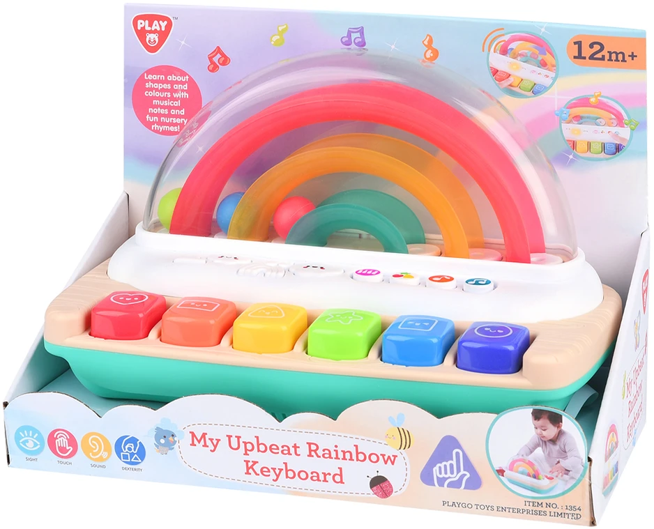 PLAYGO INFANTTODDLER Mano linksmoji vaivorykštės klaviatūra