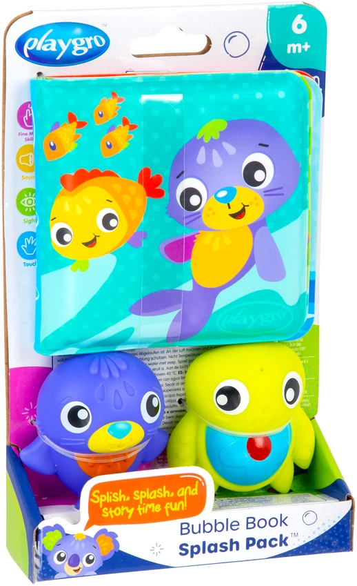 PLAYGRO vonios knygelė Bubble Book Splash