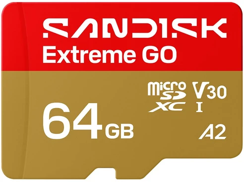 SanDisk Extreme GO  64 GB  MicroSDXC
