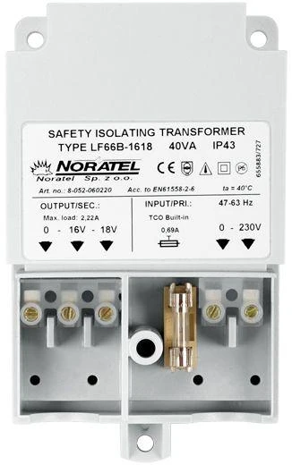 TRANSFORMACIJA 230V/18V DC 40VA/TR40VA SATEL TR