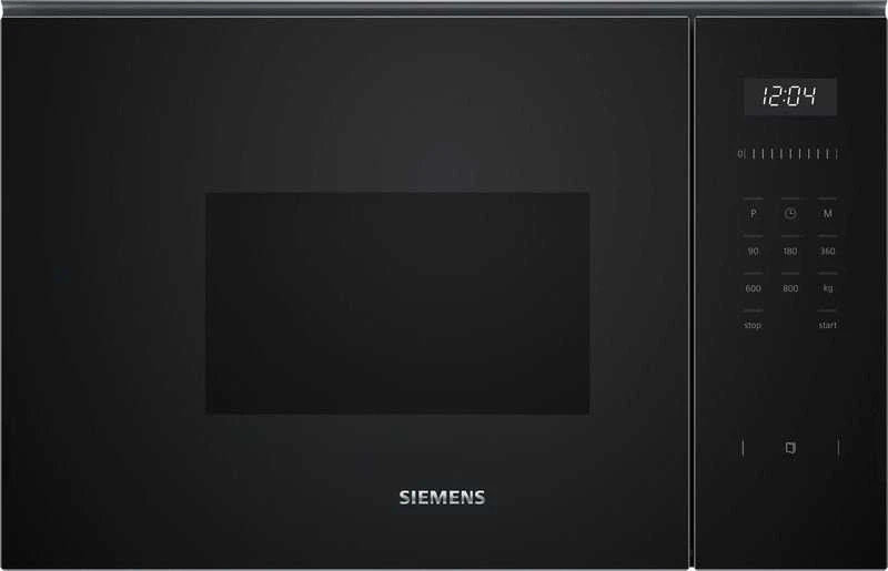 Siemens iQ500 BF525LMB1 Einbau-Mikrowelle Schwarz Edelstahl