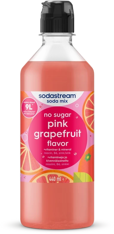 SodaStream Pink Grapefruit No Sugar 440