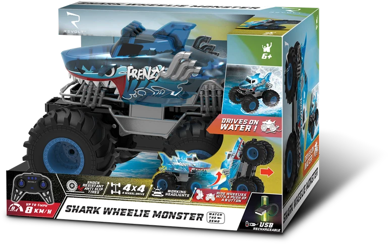 REVOLT Shark Wheelie Monster 26 cm