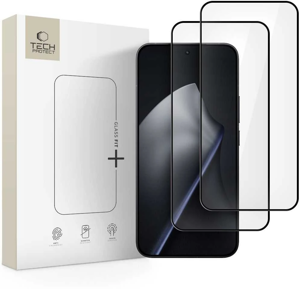 TEMPERED GLASS TECH-PROTECT GLASS FIT+ 2-PACK