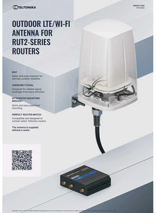 Teltonika PR1IC860 network antenna Omni-directional antenna