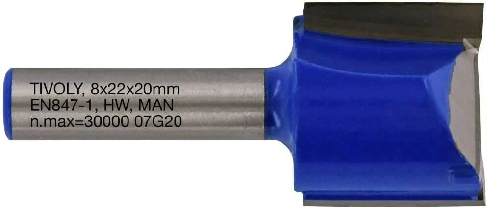 Tivoly Straight slot cutter 22x8 mm