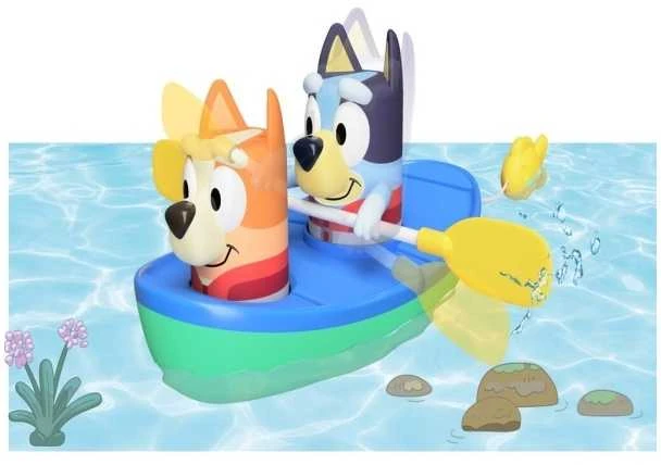 TOMY BLUey kayak with oars E73670