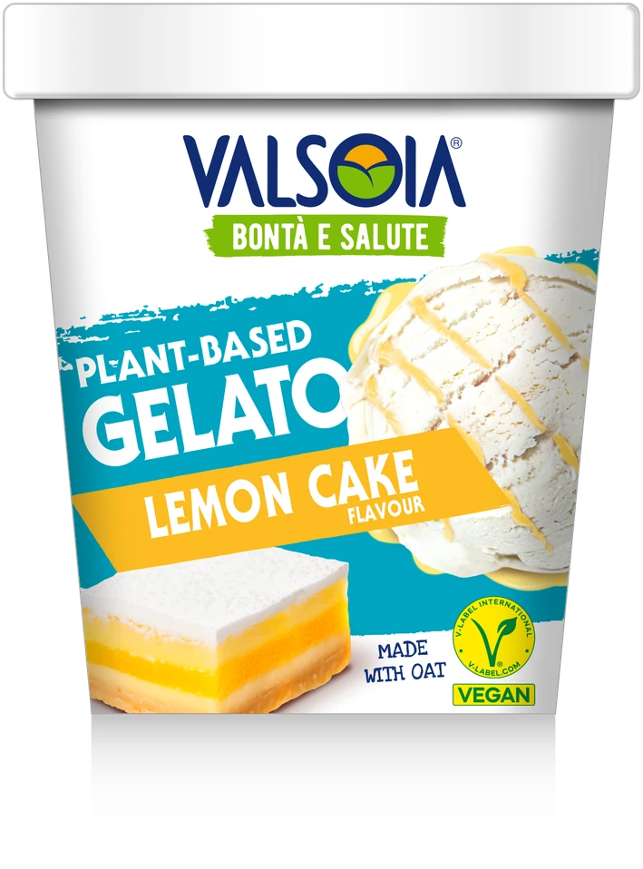 Edible ice cream VALSOIA with oats