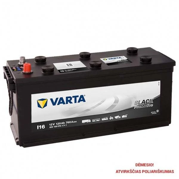 Akumulator 12V 120Ah/760A (P+ Standardowy) 510x175x235