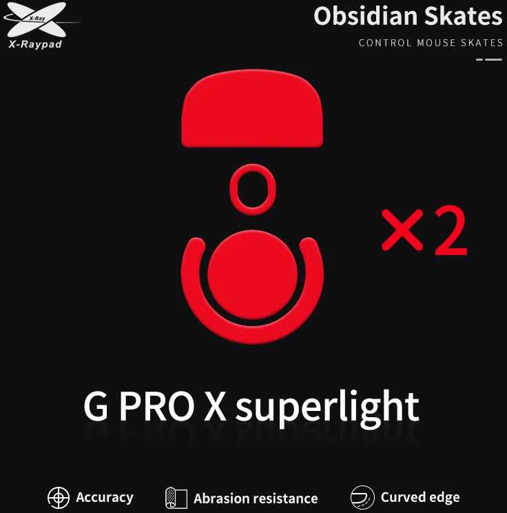 X-raypad Obsidian Skates Logitech G Pro