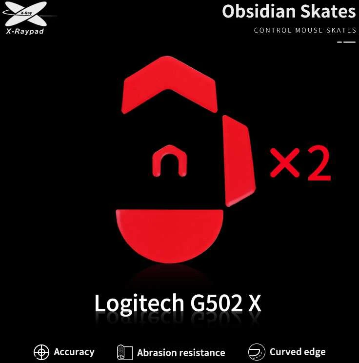 X-Raypad Obsidian Skates Logitech G502 X