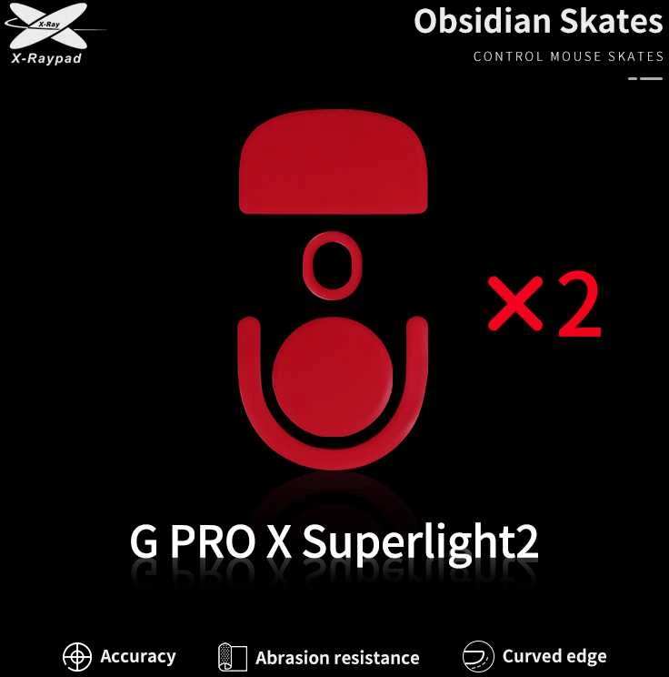 X-Rainad Obsidian Skates Logitech G Pro