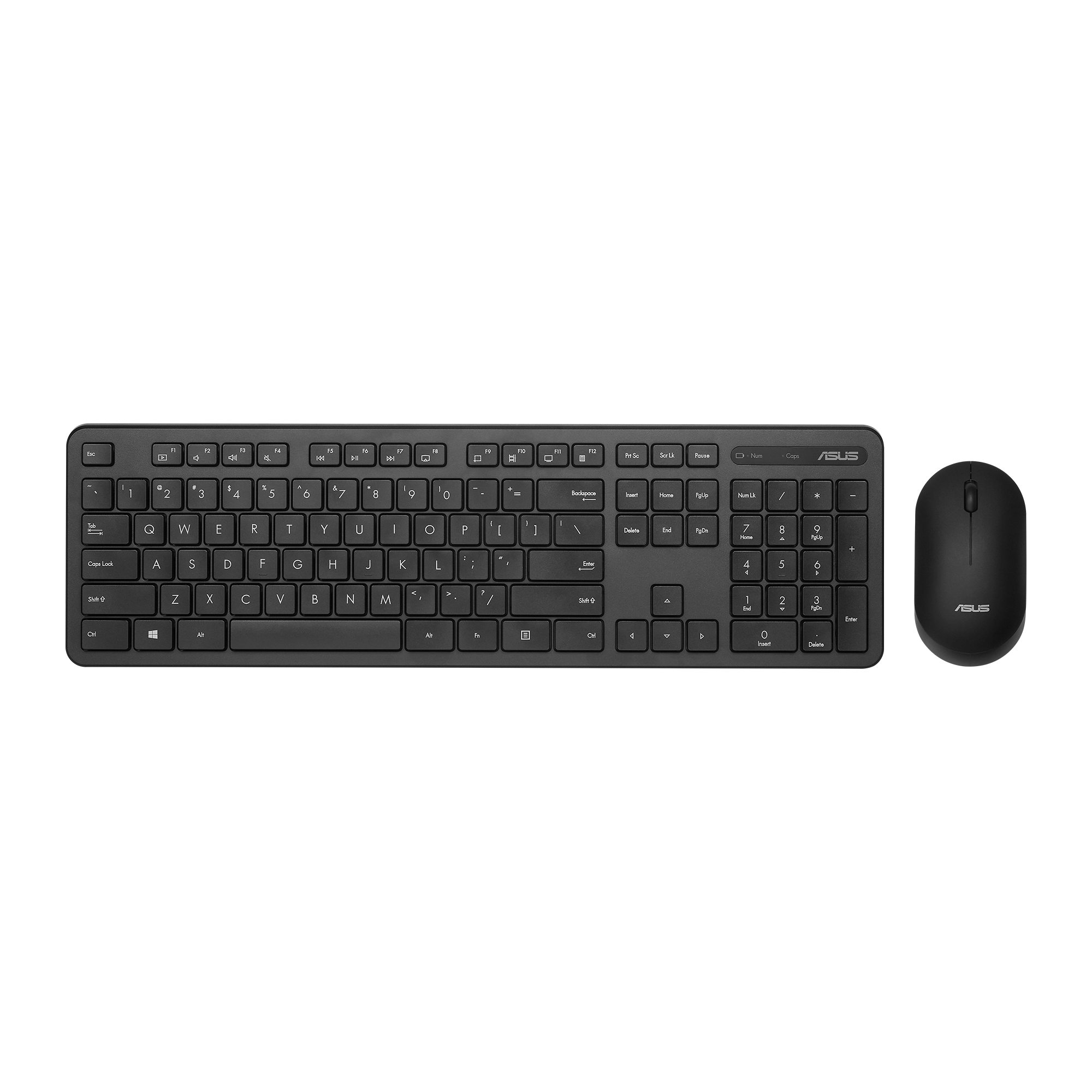ASUS CW100 keyboard-mouse set  black  GE