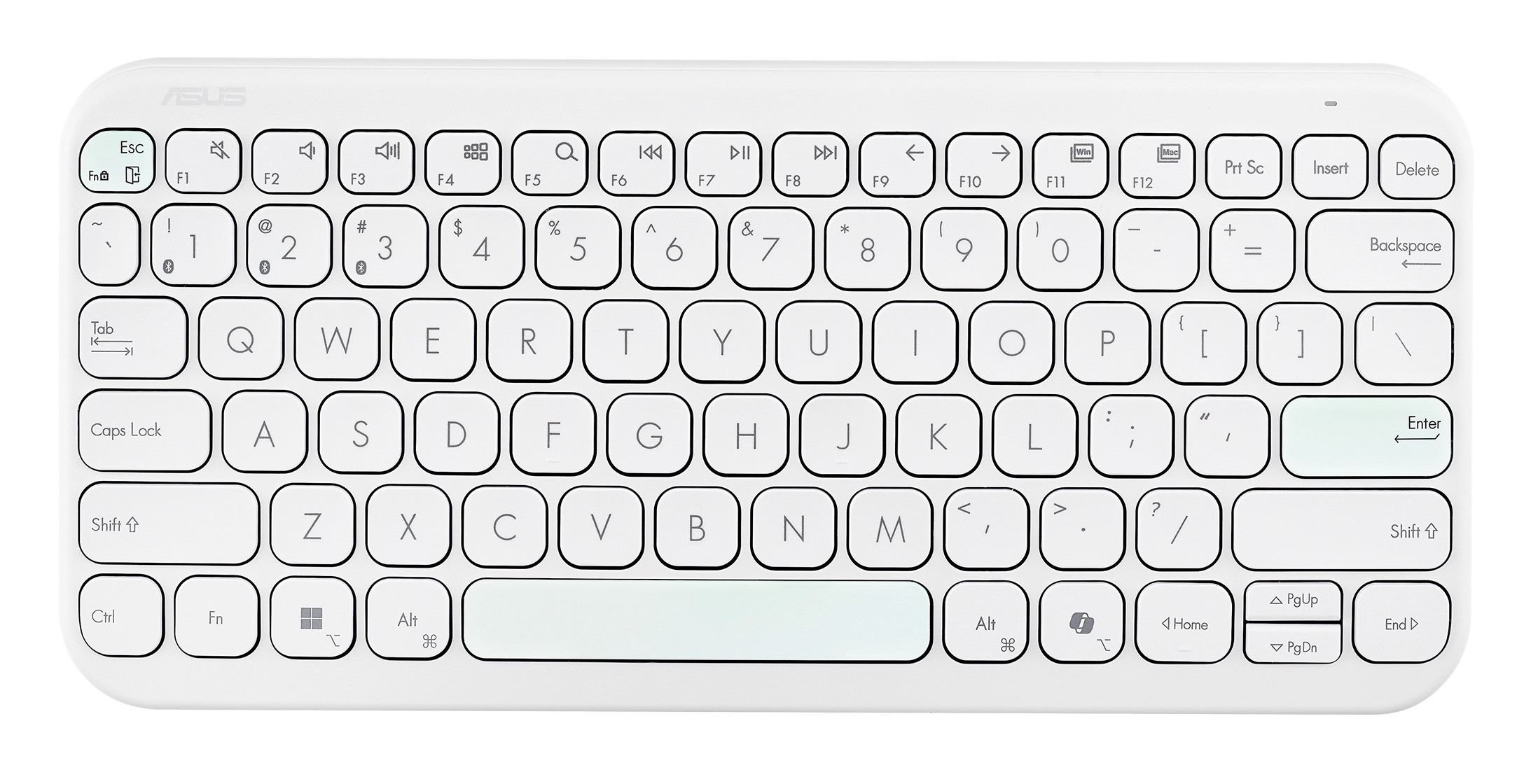 Asus keyboard ASUS KW100 keyboard white