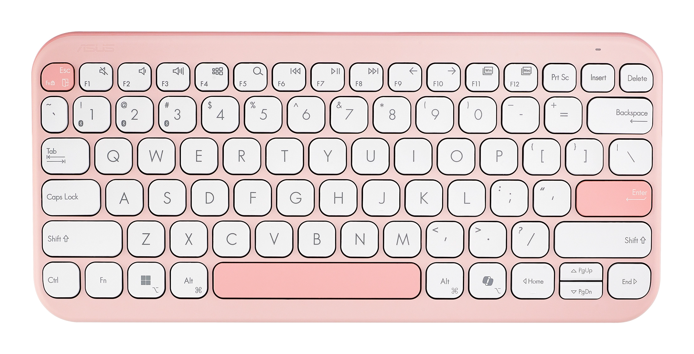 Asus keyboard ASUS KW100 keyboard pink