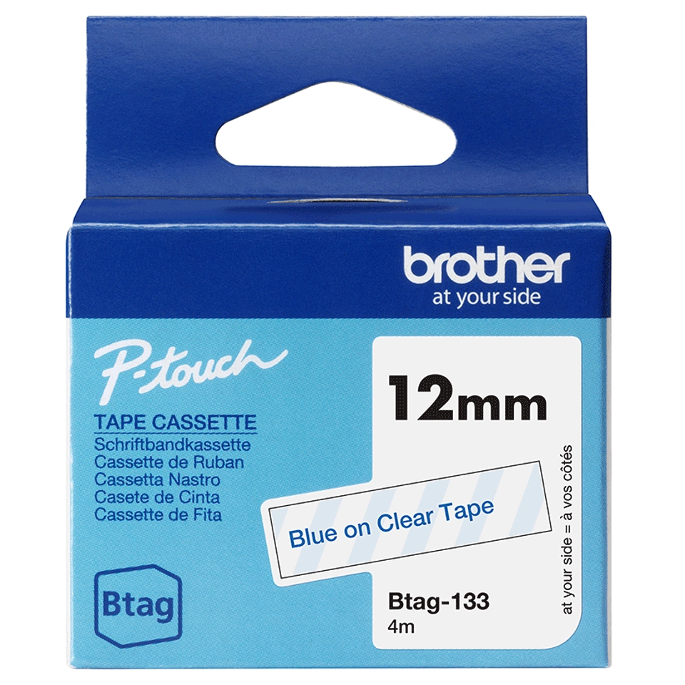 Brother label tape Btag-133 (12mm  blue