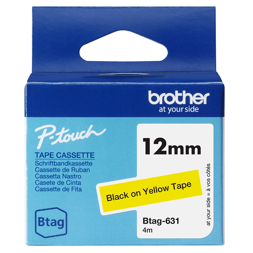Brother label tape Btag-631 (12mm  black