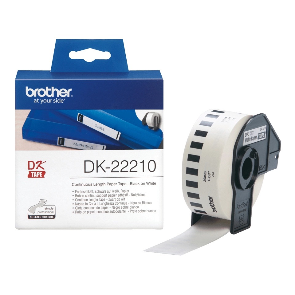 Brother Continuous Paper Tape DK22210 DK-22210